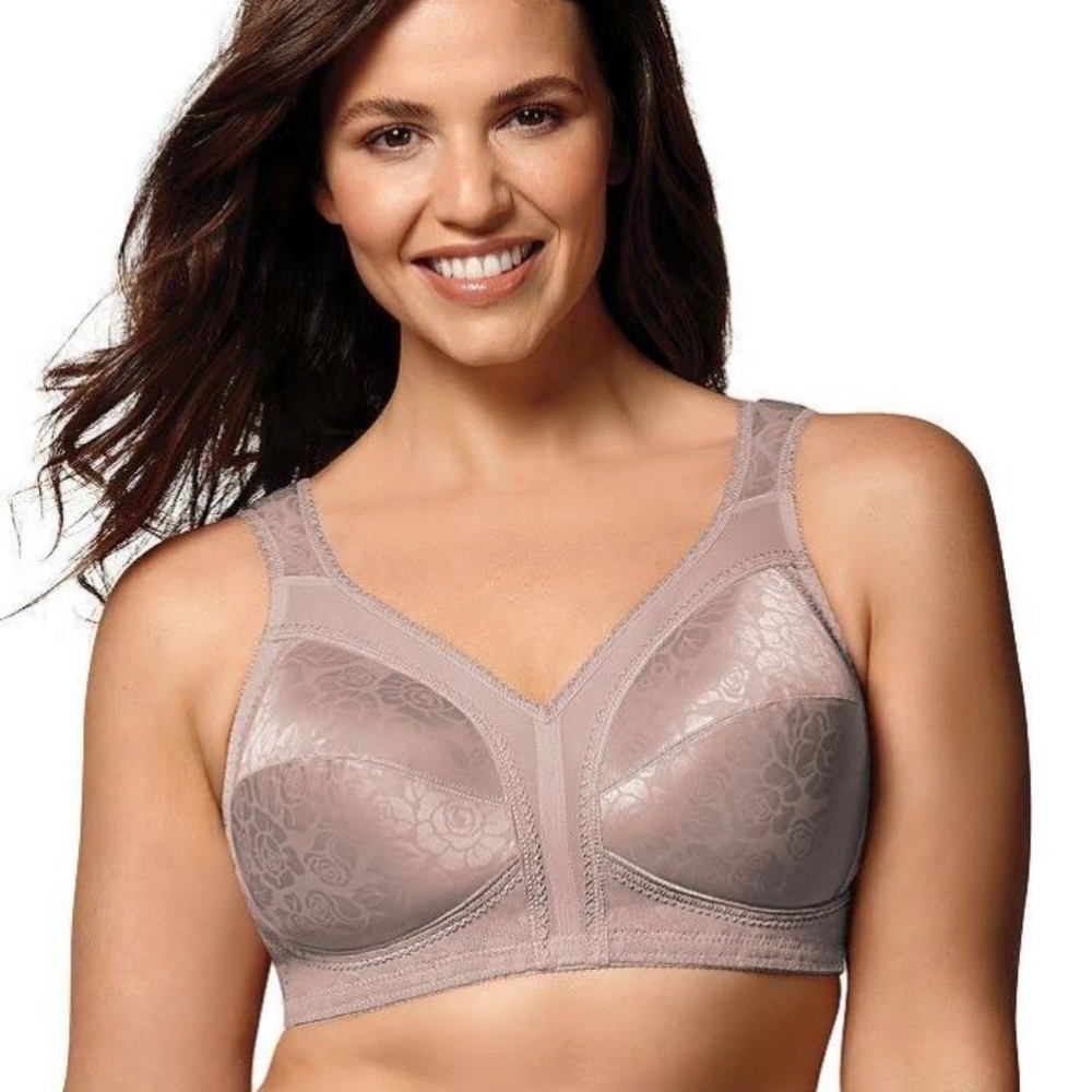 PLAYTEX 18 Hour Ultimate Comfort Strap Full-Figure Wireless Bra 4693 Toffee
